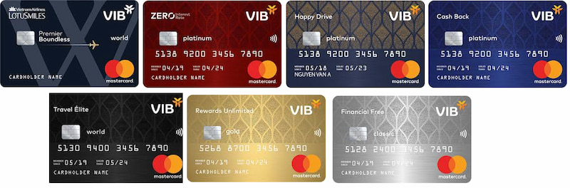 Tìm hiểu các loại thẻ mà ngân hàng VIB cung cấp 