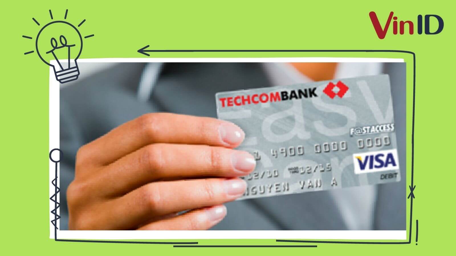 Thẻ thanh toán Techcombank là loại thẻ ghi nợ (Debit Card)