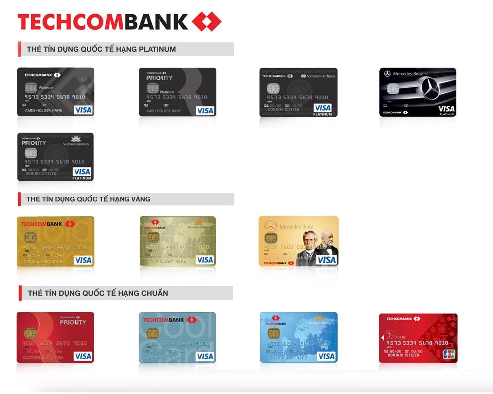 Dịch vụ tốt nhất của Techcombank phải kể đến đó là dịch vụ thẻ