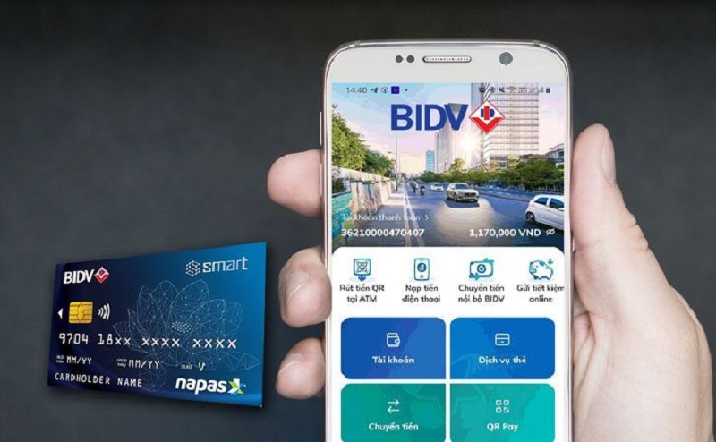Thẻ BIDV sẽ được phát hành khi bạn mở tài khoản ngân hàng BIDV 