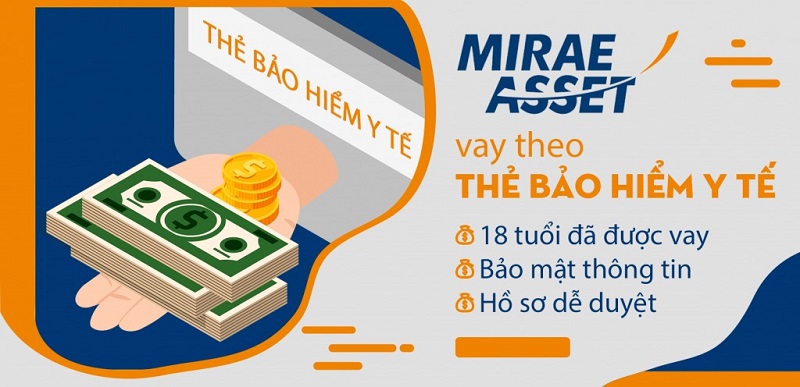 Công ty tài chính Mirae Asset hiện đang cung cấp dịch vụ cho vay tiền bằng cmnd và bảo hiểm y tế