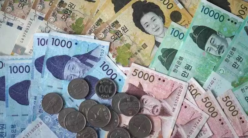 Các loại mệnh giá đồng won Hàn Quốc