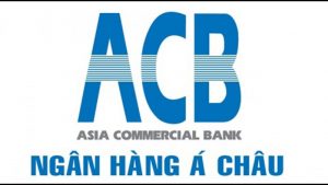 Logo mới của ngân hàng Á Châu là 3 ký tự A, C và B in hoa viết liền