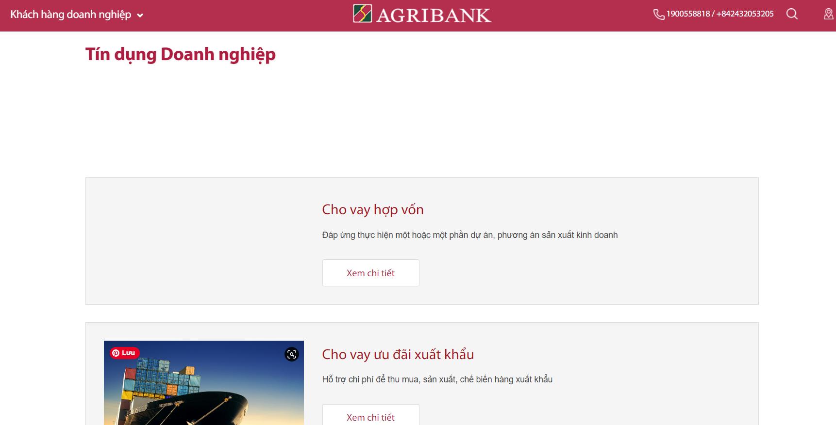 Ngân hàng Agribank có rất nhiều ưu đãi hấp dẫn với tín dụng doanh nghiệp