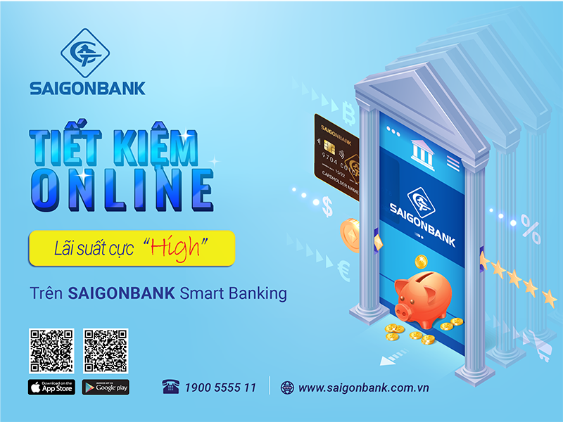 Lãi suất tiền gửi tiết kiệm Saigonbank